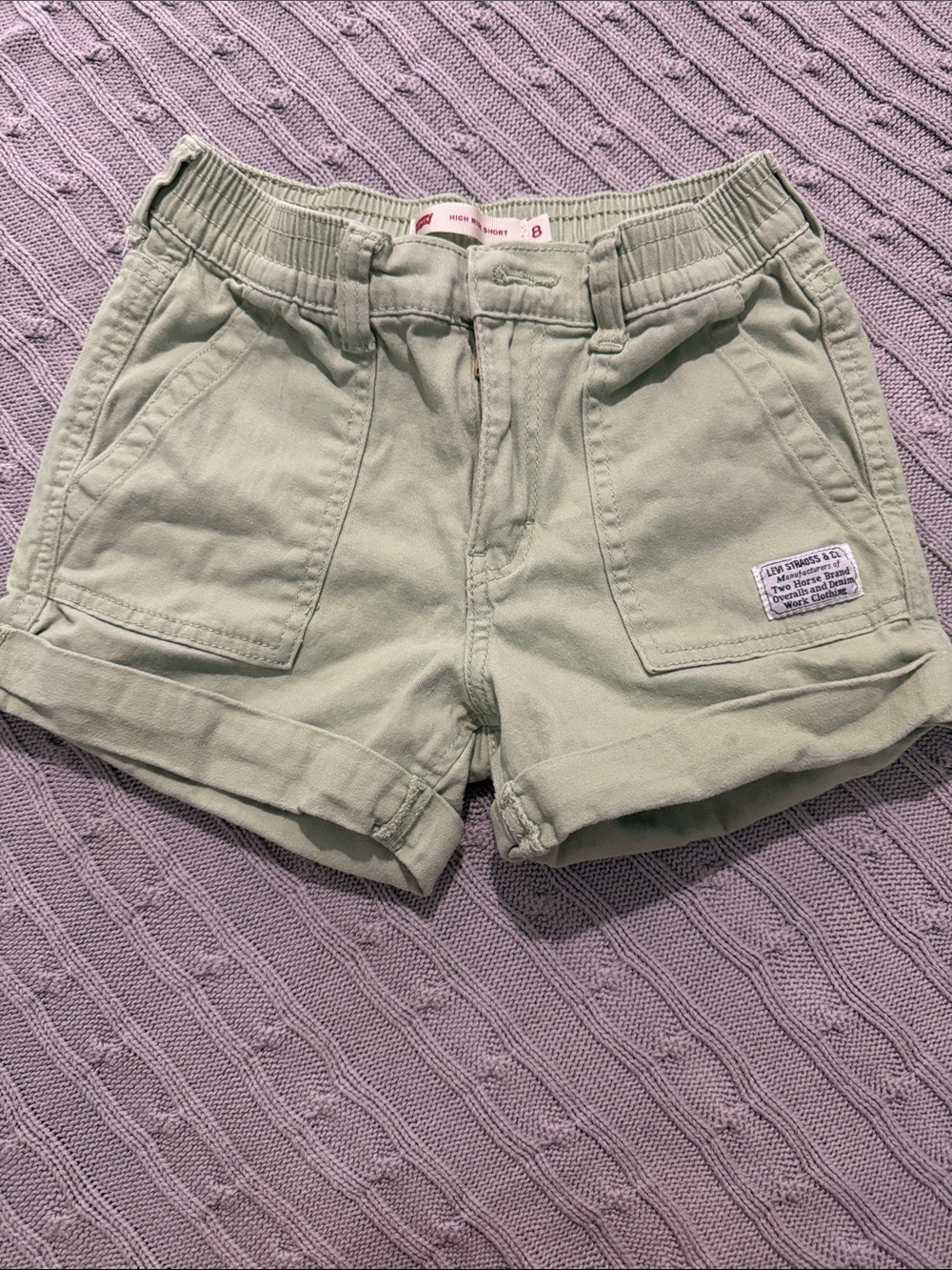 Levi’s Kids 8 Light Sage Green Shorts SEE DESCRIPTION